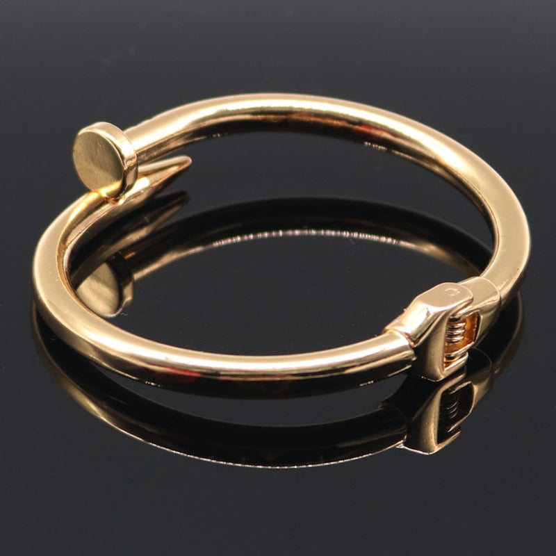 gold nail bracelet