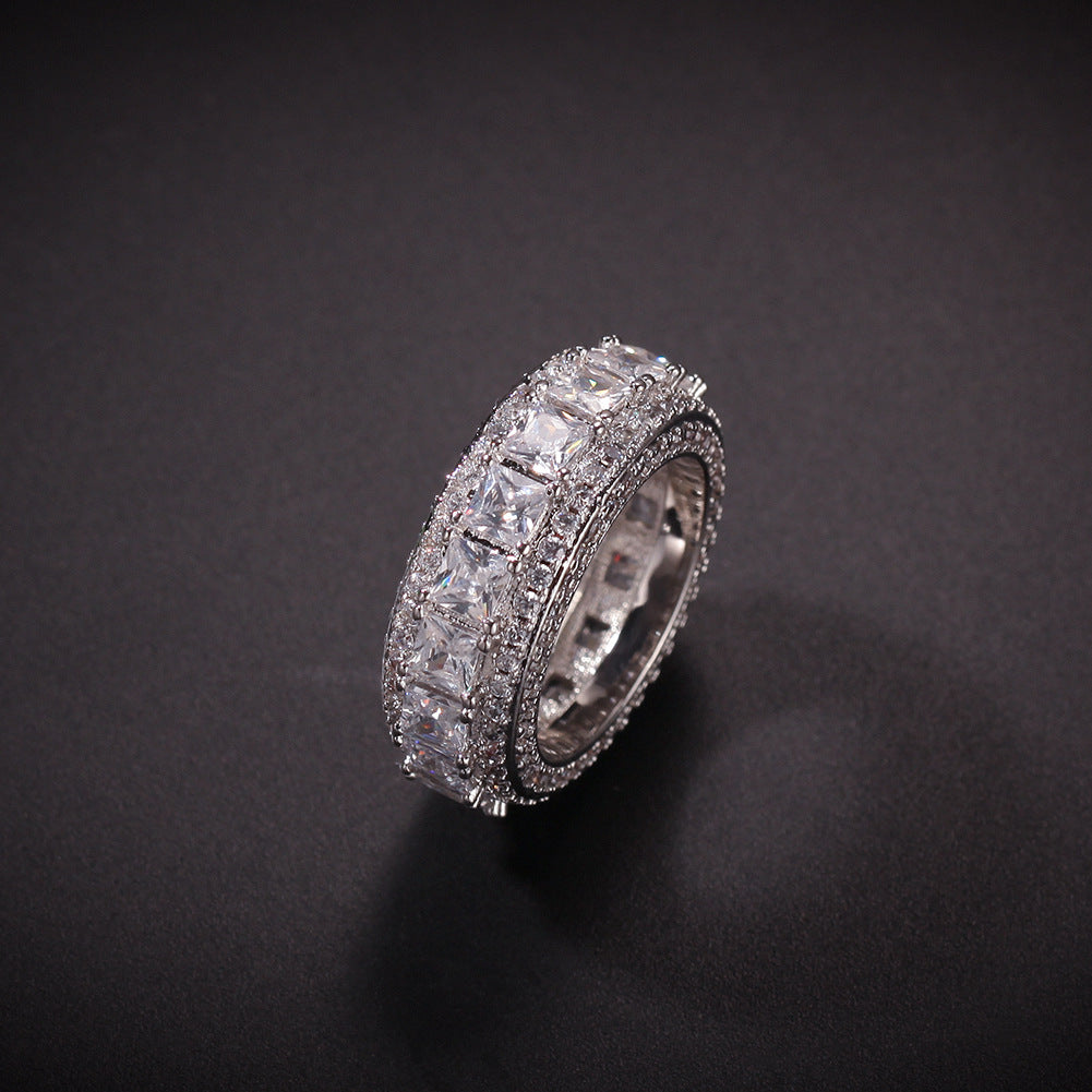 micro pave engagement ring