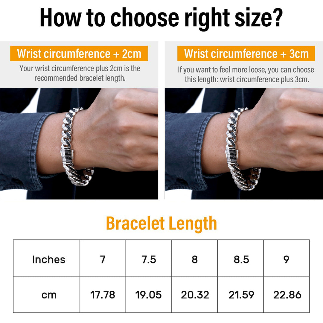 iced bracelet mens