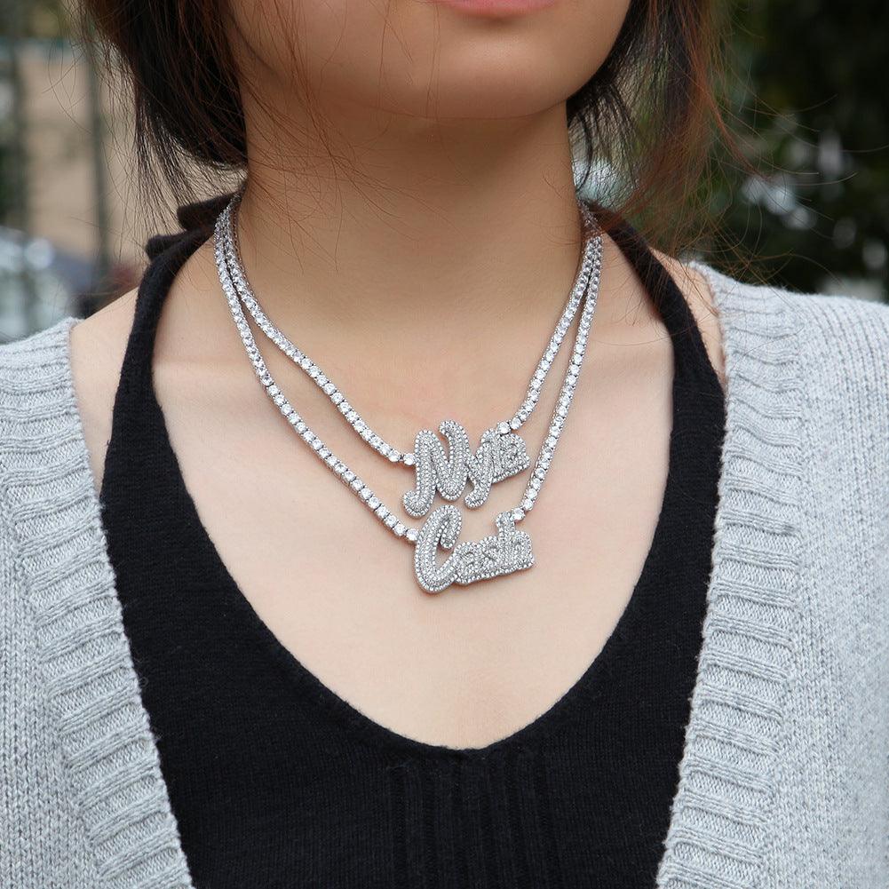 letter tennis chain
