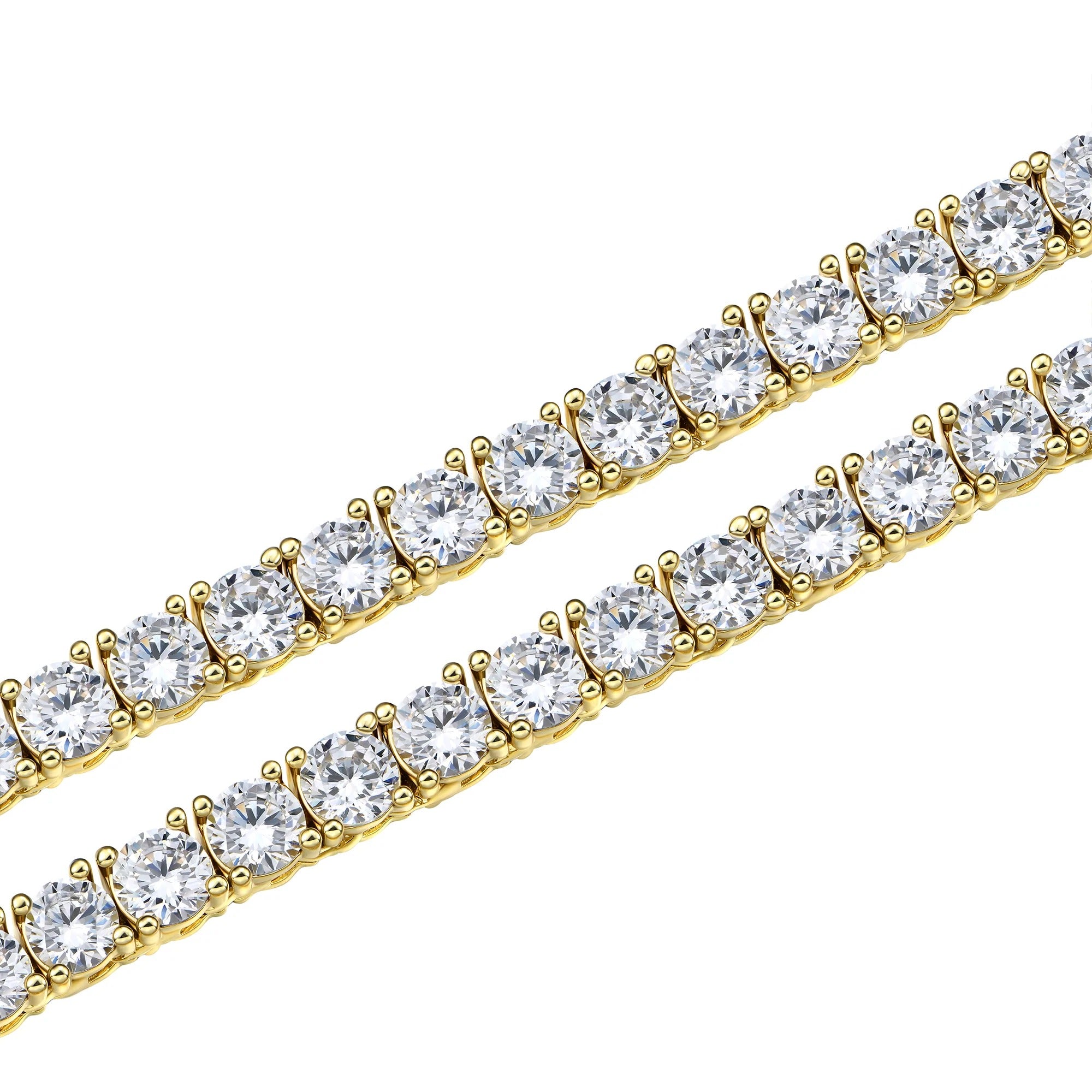 The Ice Age I® - 4mm Round Cut Tennis Necklace