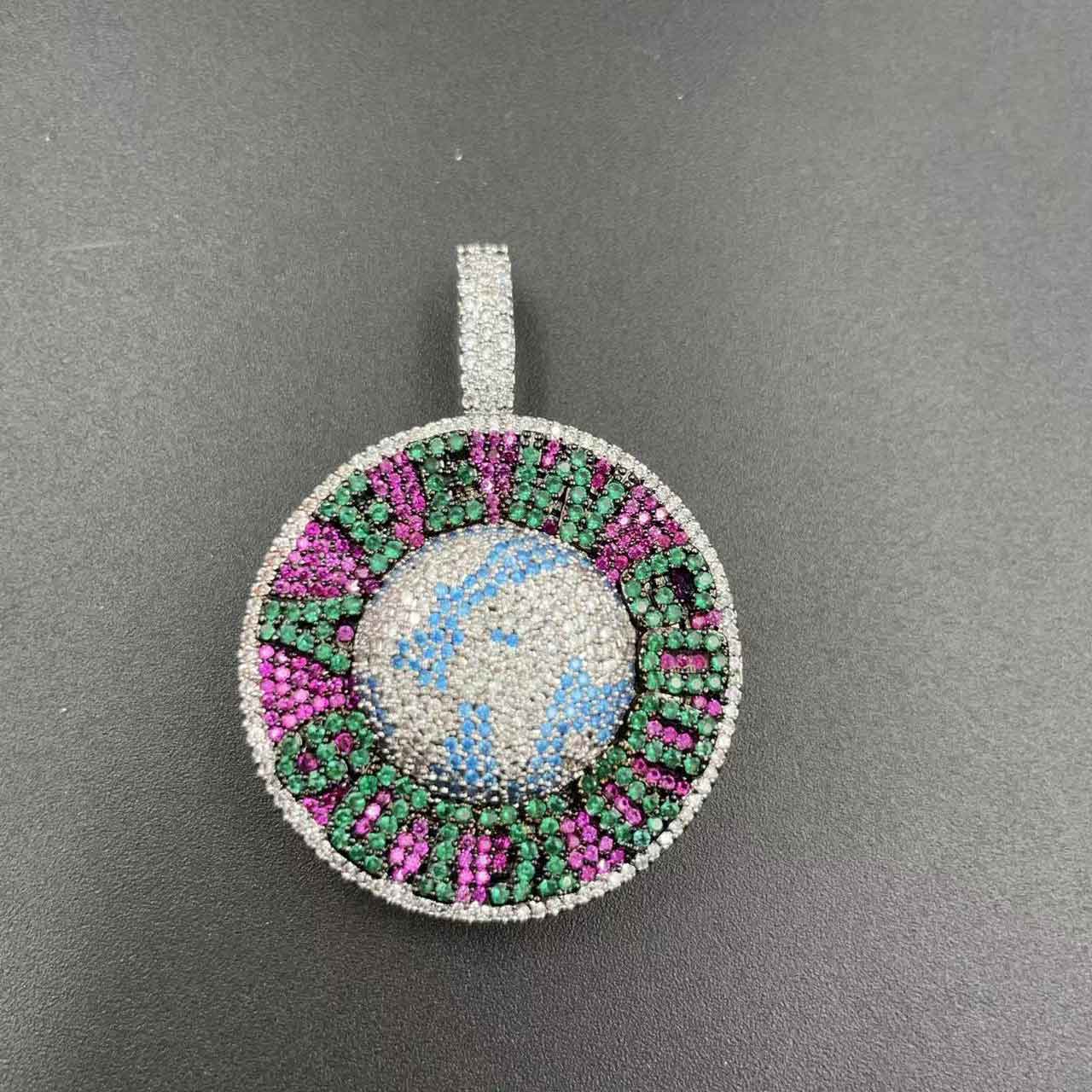 spinning wheel pendant