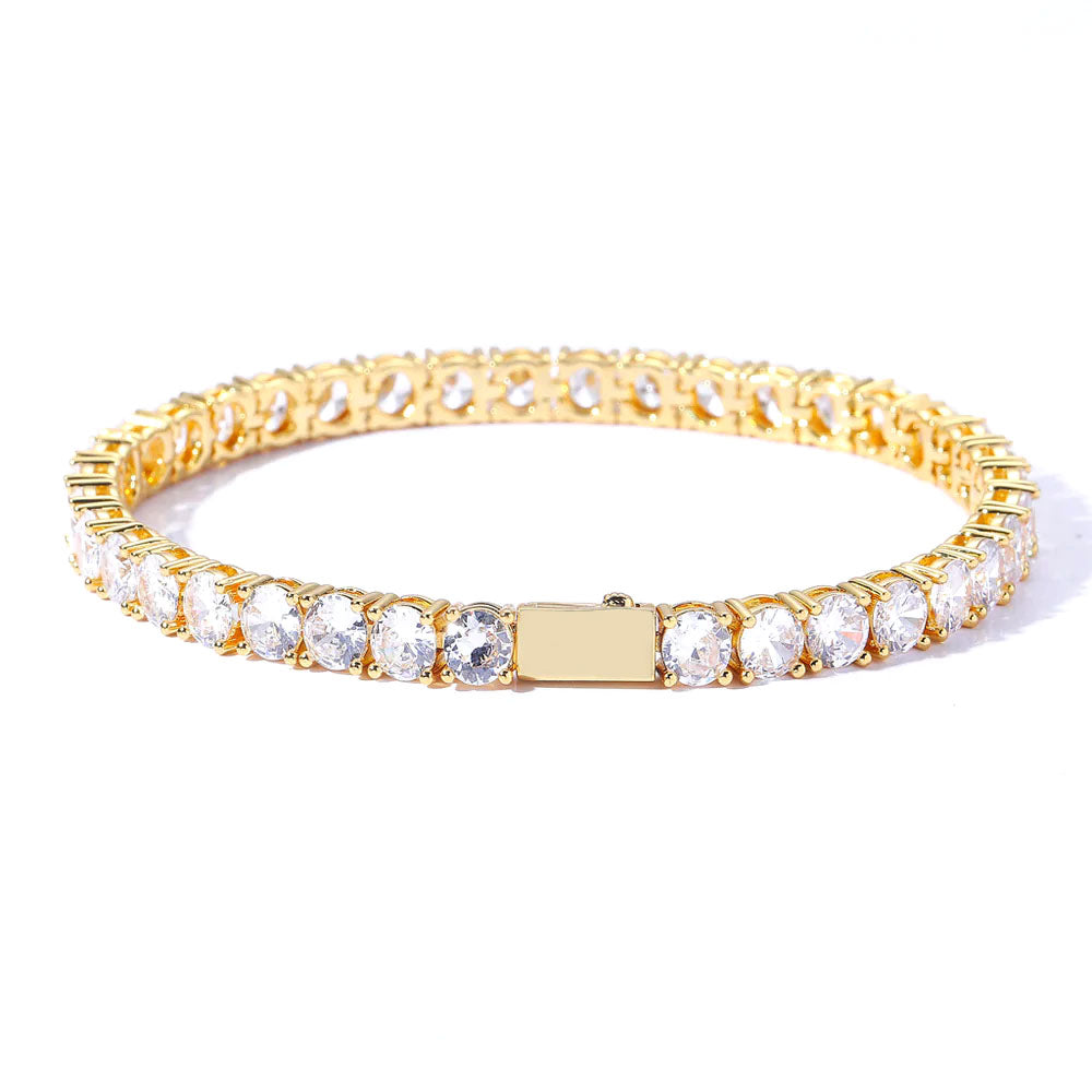 yellow diamond tennis bracelet
