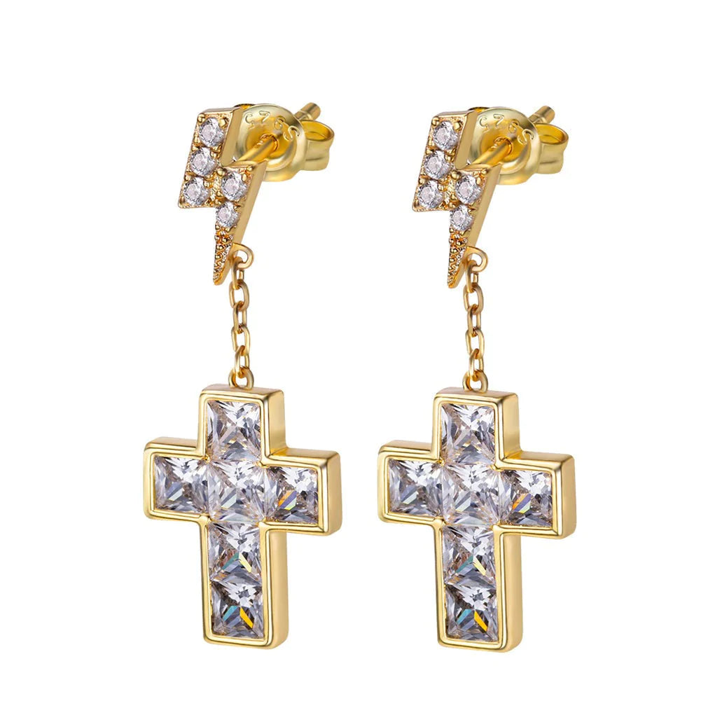 bling stud earrings