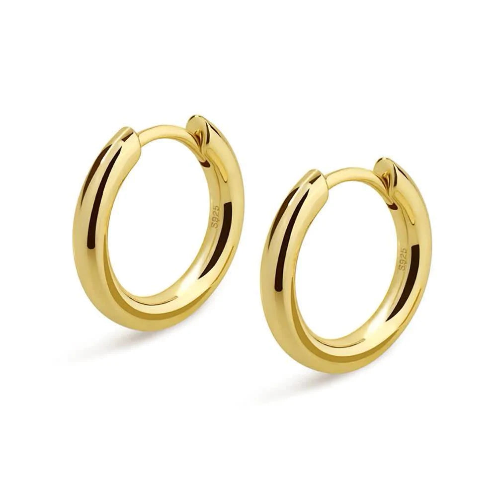 The Eclipse® - 15mm Bling Bling Hoop Earrings for Men