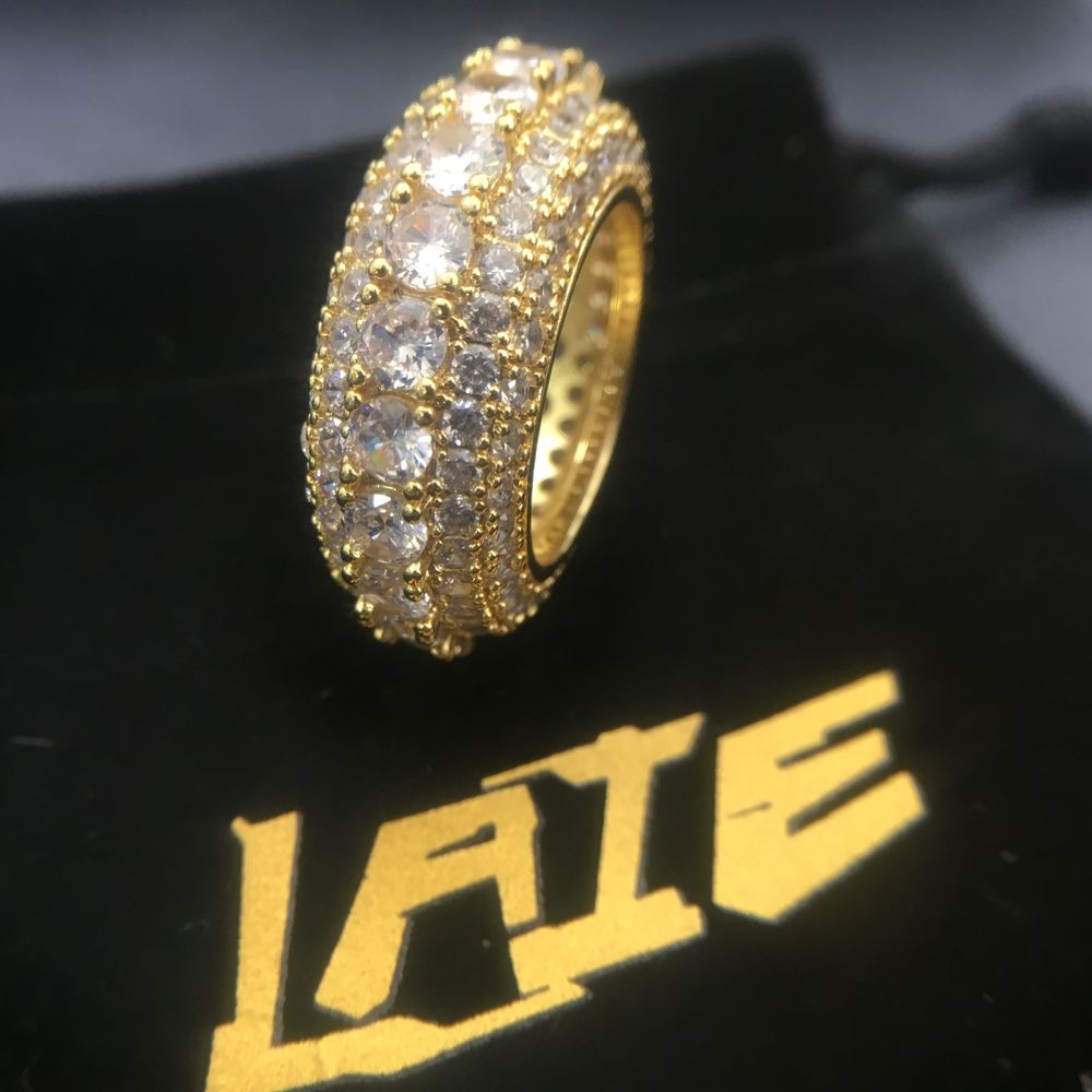 micro pave eternity band