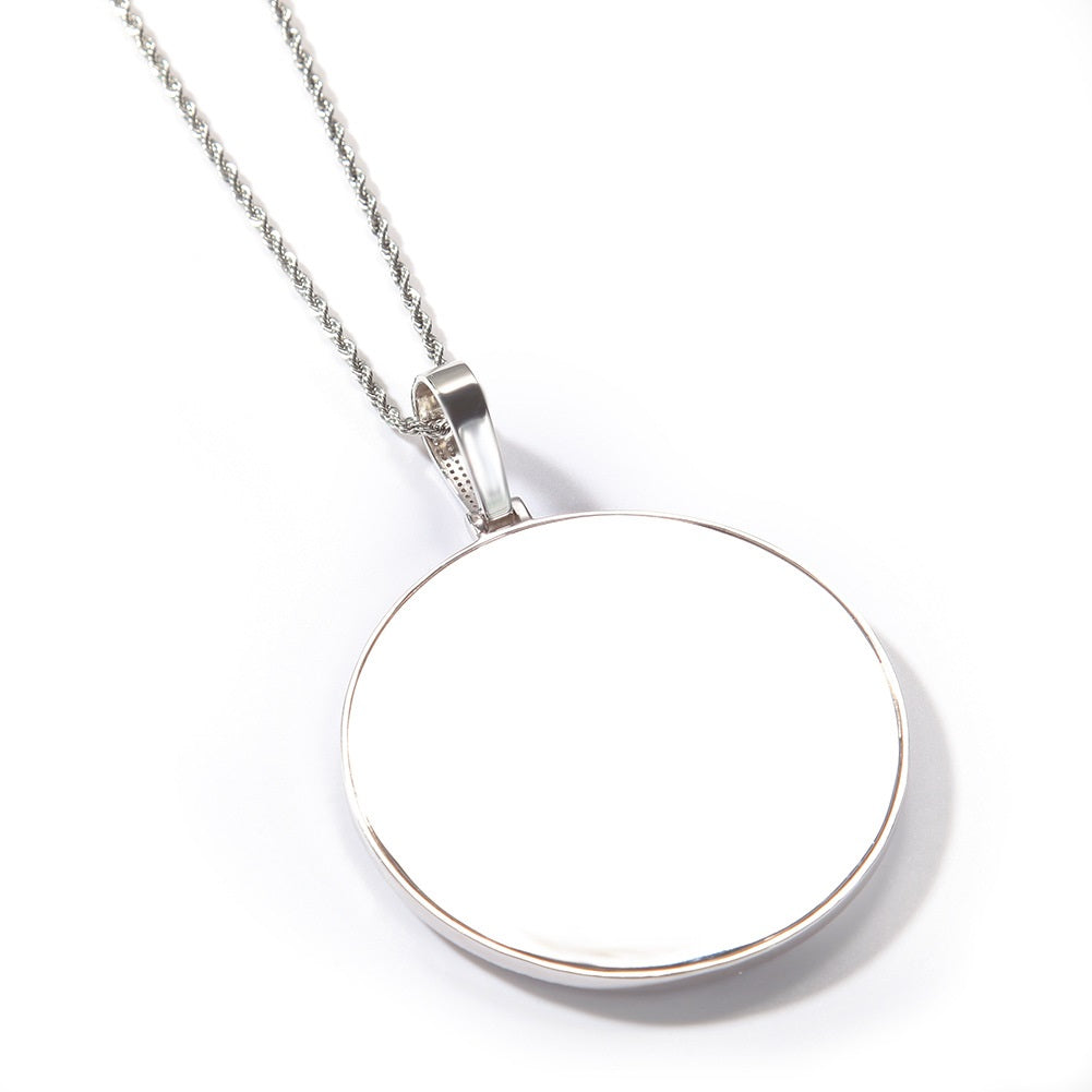 double plated gold name necklace
