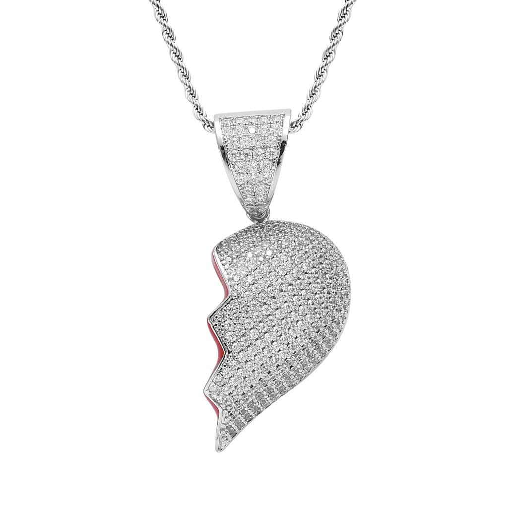 My Gold Heart is Broken Pendant