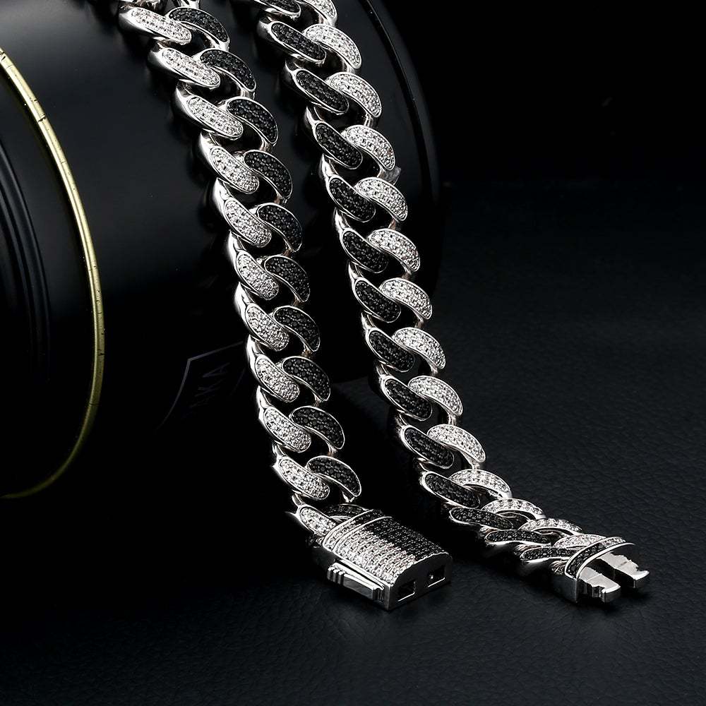 black cuban link bracelet
