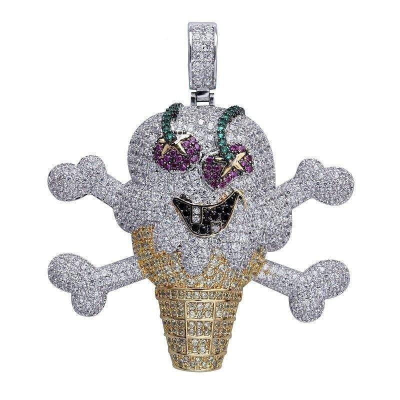 Pirate Ice Cream Pendant Necklace