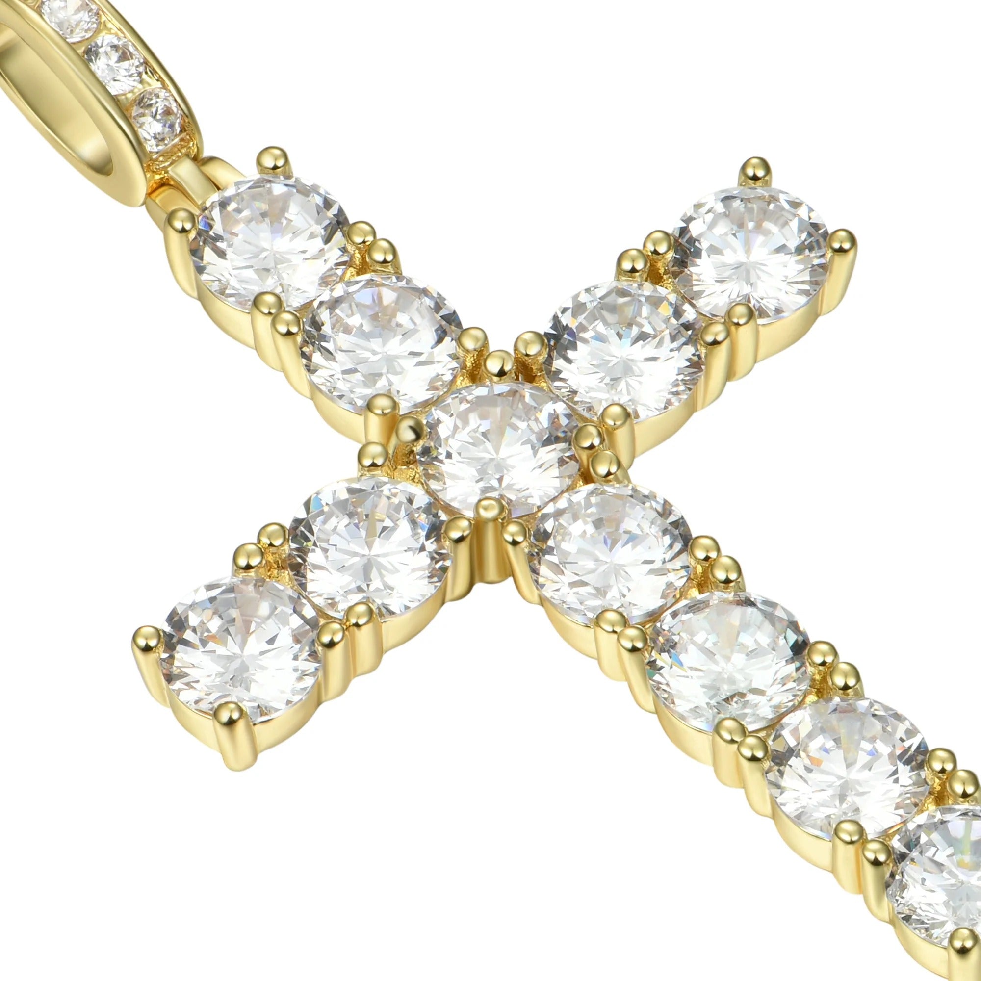 Cross pendant necklace men