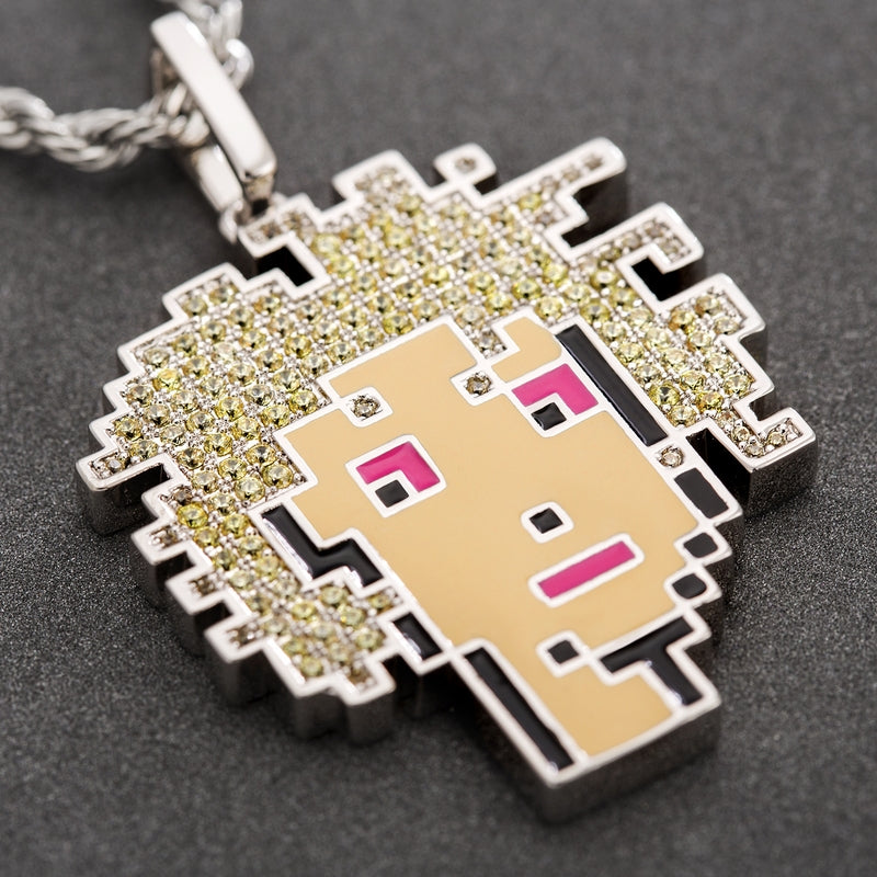 crypto punk nft necklace