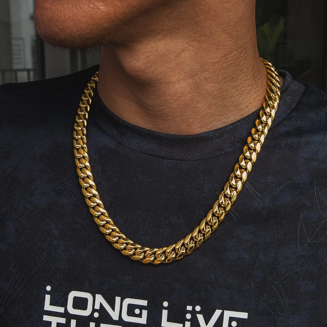 platinum cuban link chain