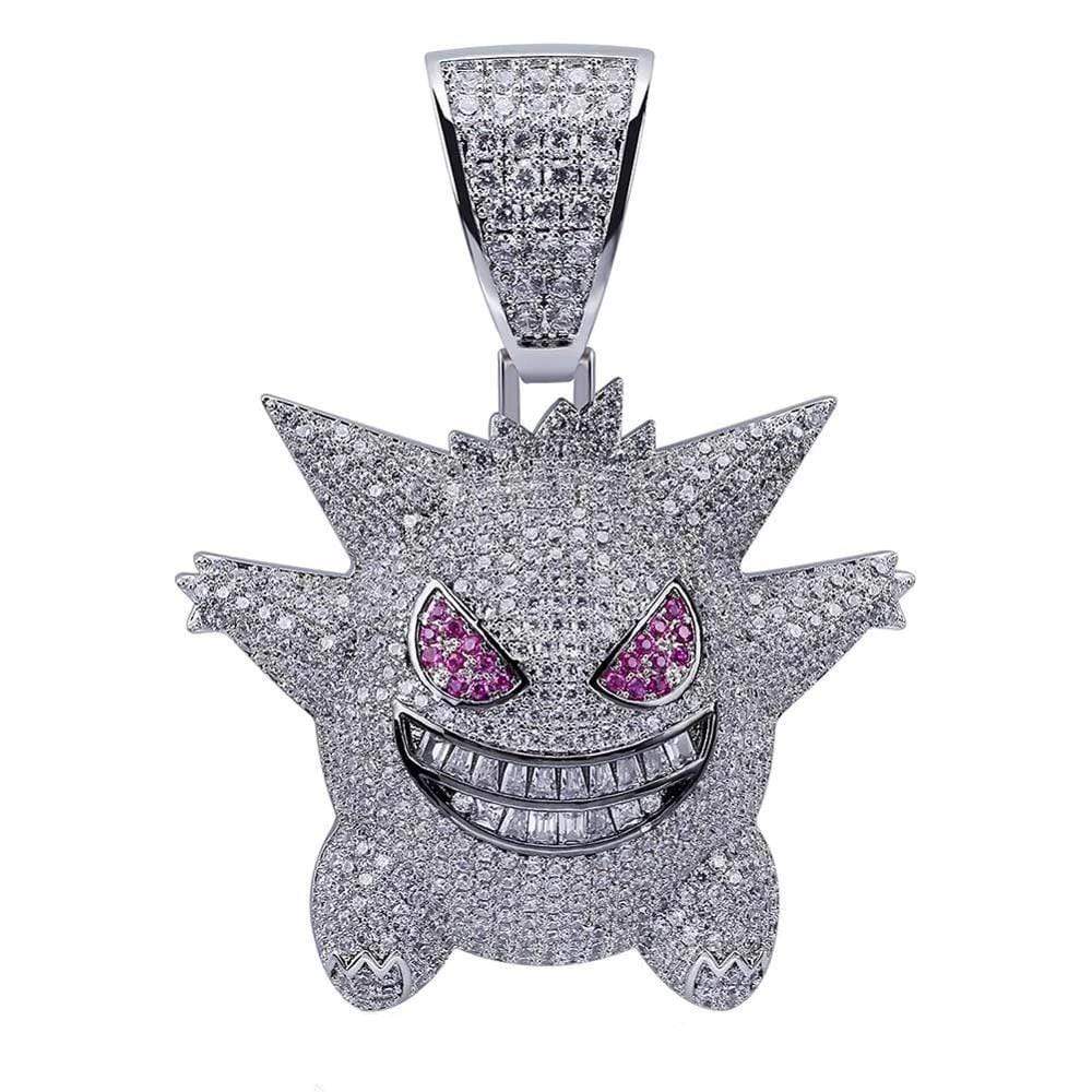 gengar pendant gold