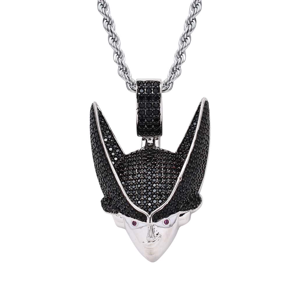 diamond goku pendant