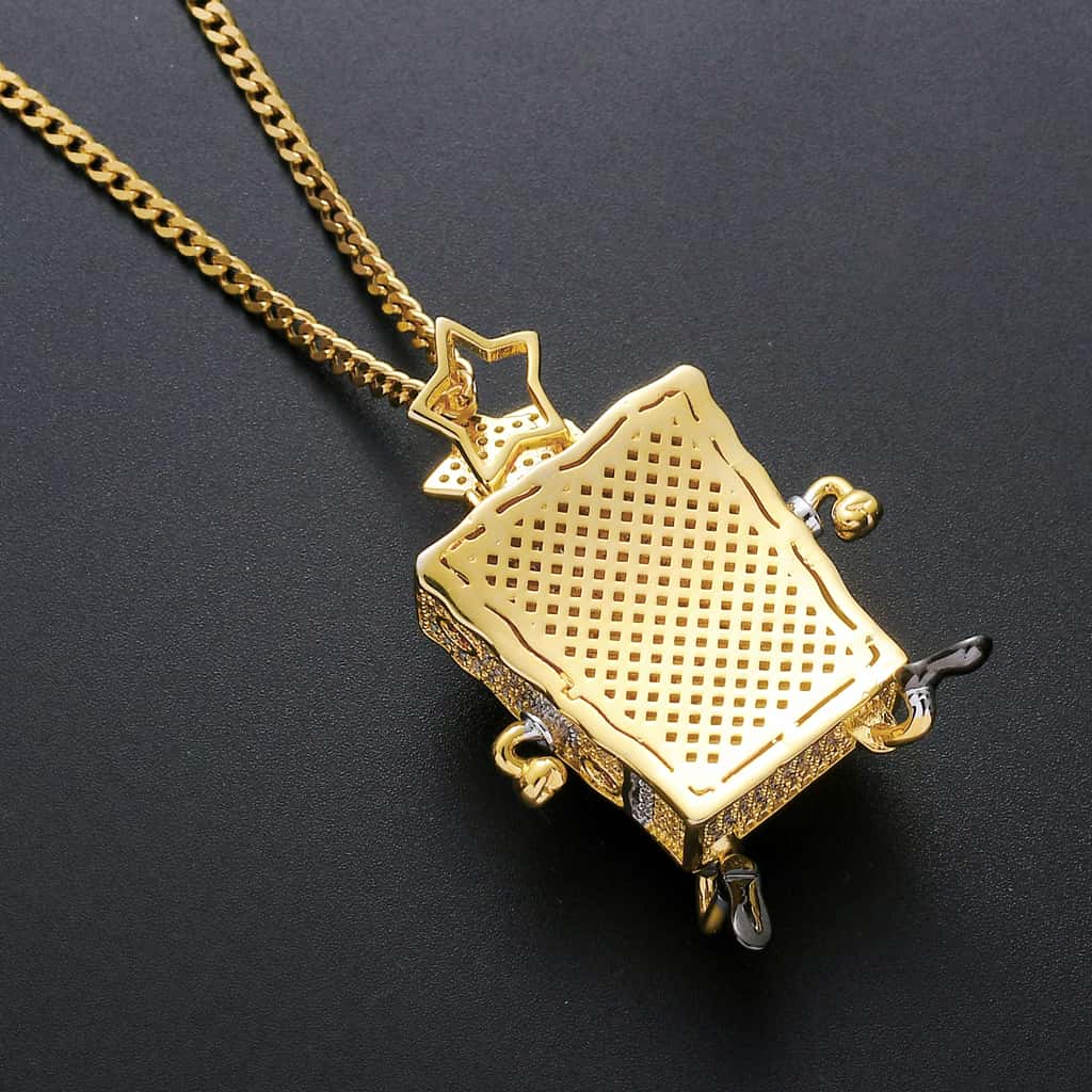 spongebob gold charm