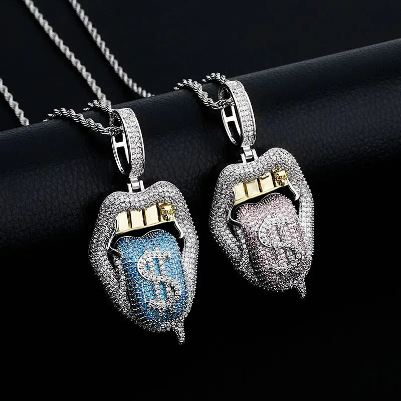 Iced Out Exquisite Hip Hop Small Hand Pendant