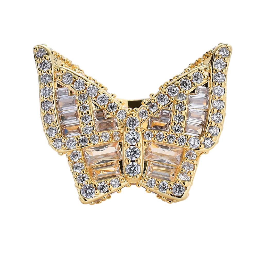 butterfly nose ring