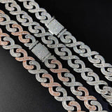 15mm two tone chain