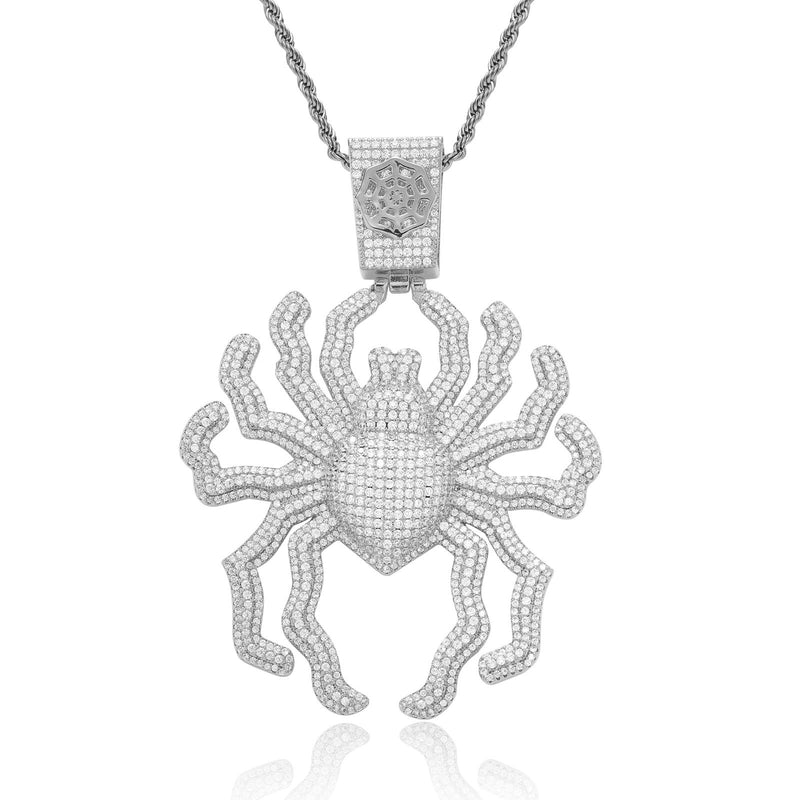 18K Gold Spider pendant
