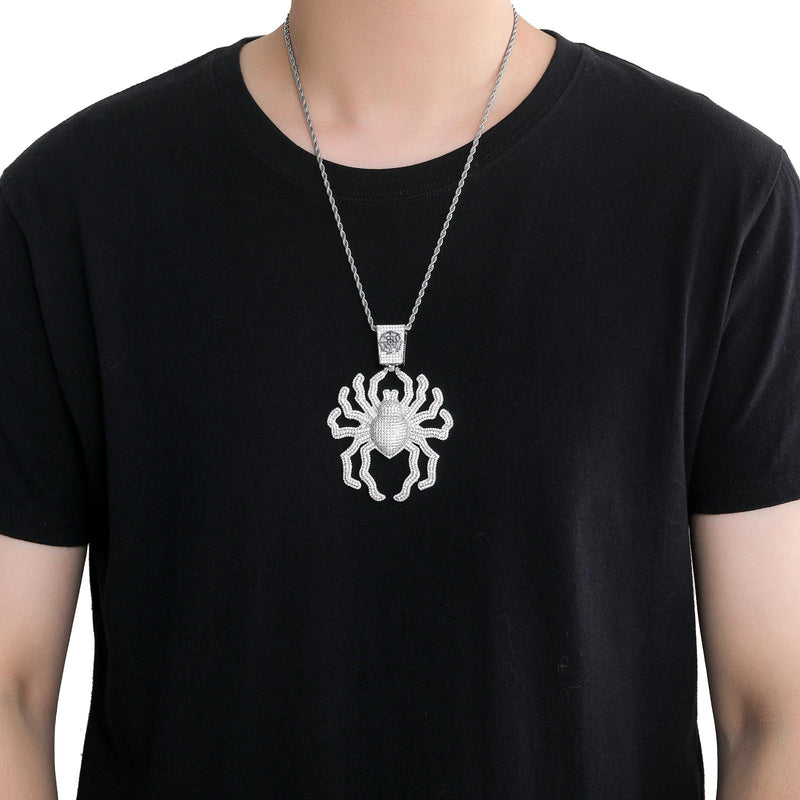 18K Gold Spider pendant