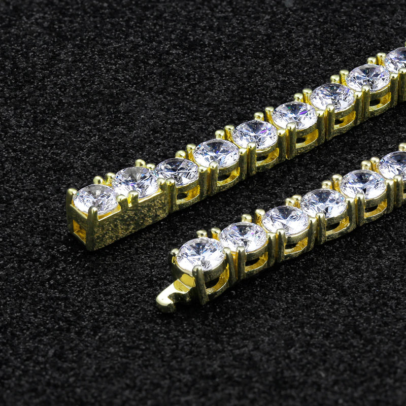 14k diamond tennis bracelet