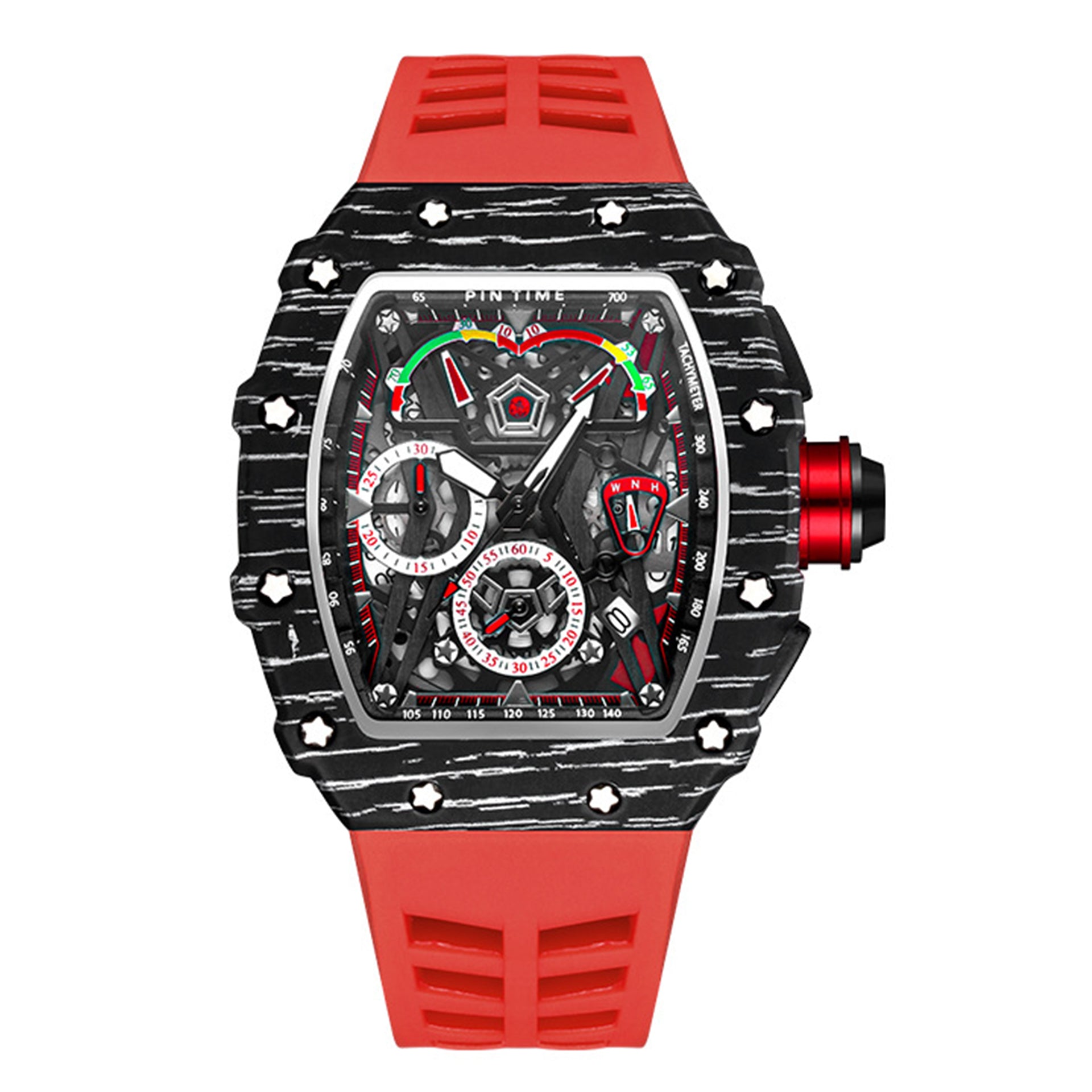 Punk Chronograph Sports Wrist Watch