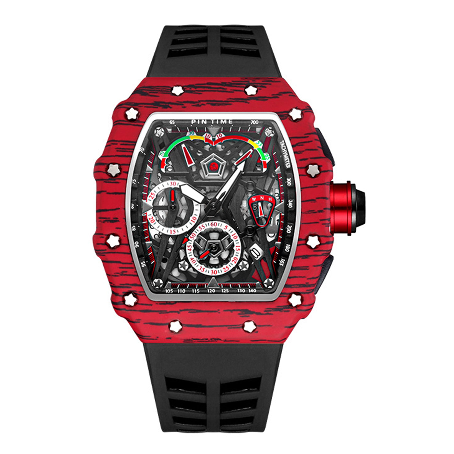 Punk Chronograph Sports Wrist Watch