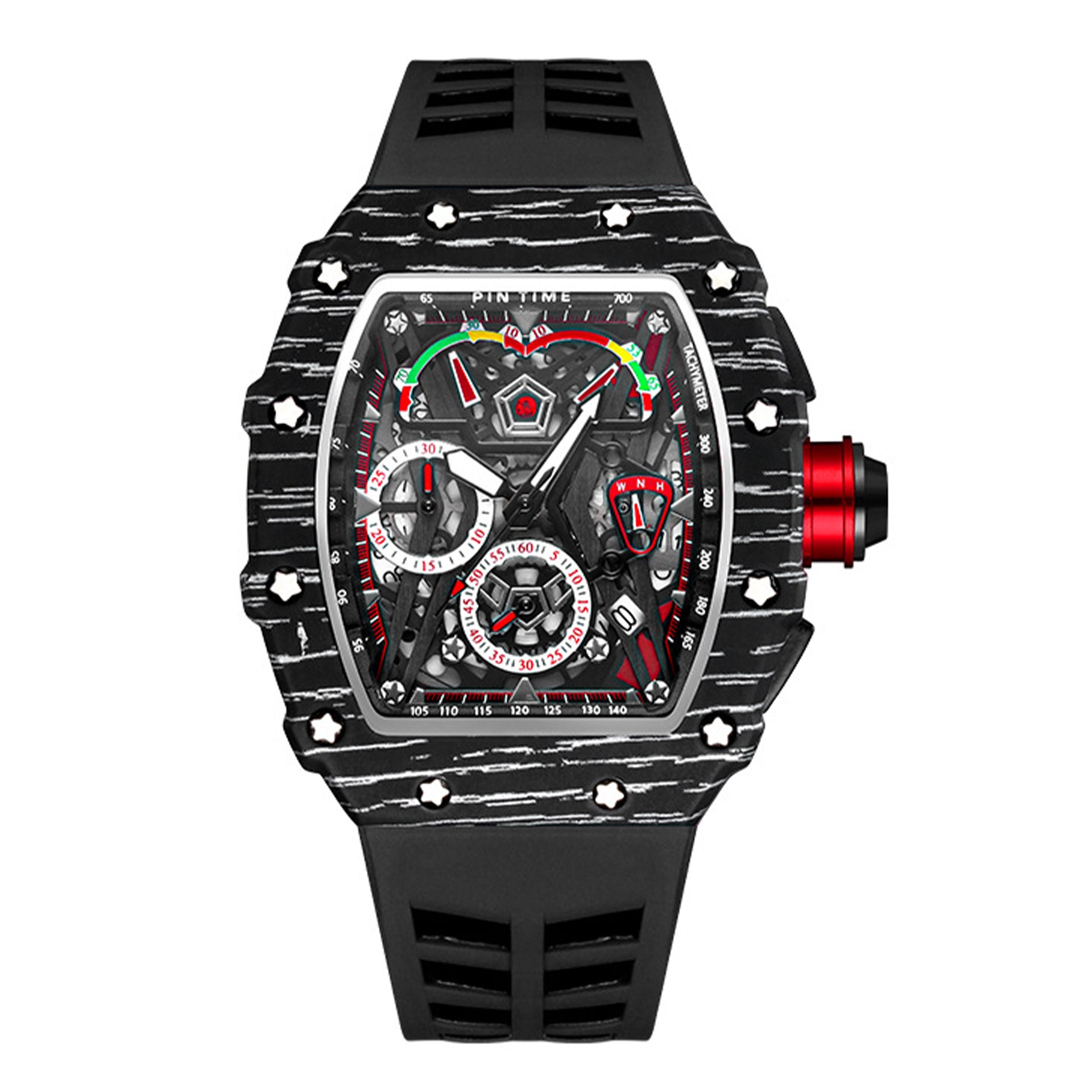 Punk Chronograph Sports Wrist Watch