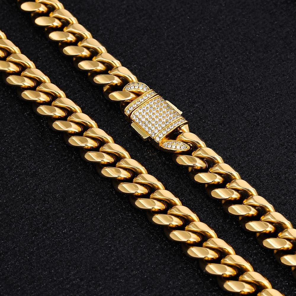 diamond cut cuban link chain