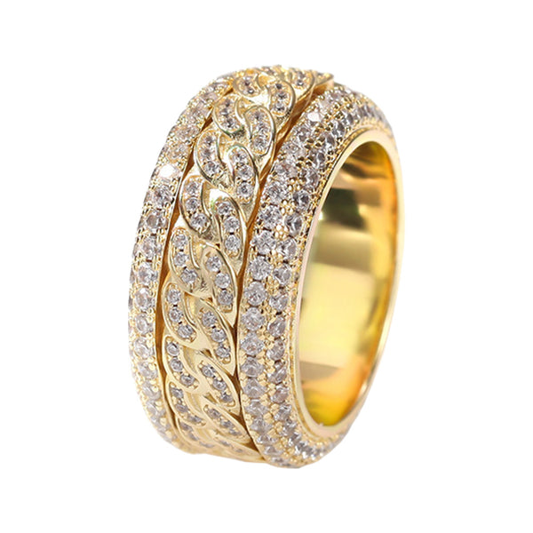 diamond cuban ring