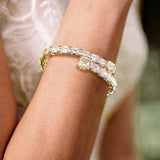 womens gold cuban link bracelet