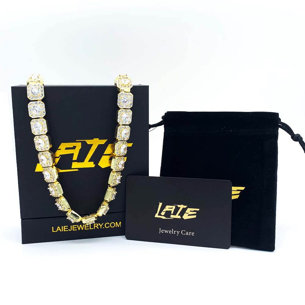 The Frozen Icon II® - 13mm Cluster Diamond Tennis Chain