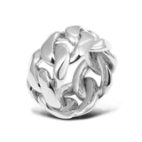 cuban link ring silver