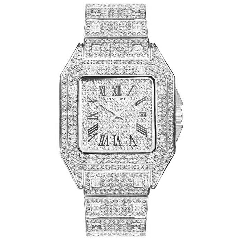 hip hop diamond watches