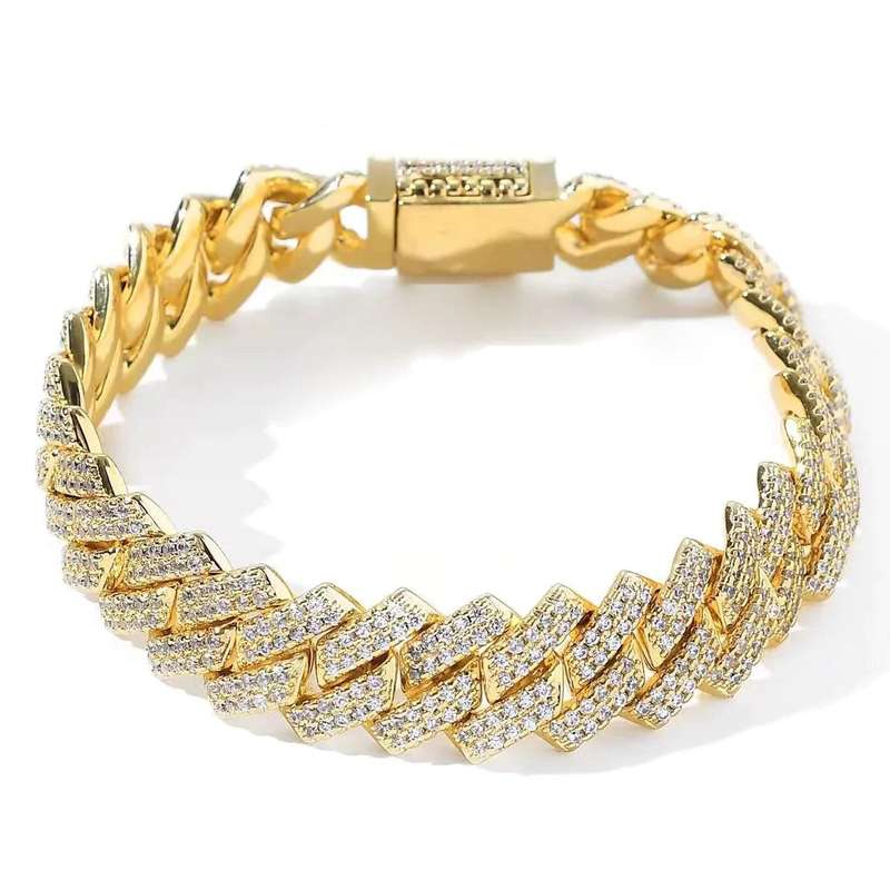 14k gold cuban link bracelet