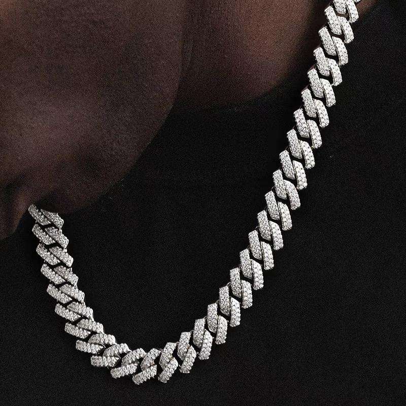 prong set cuban link