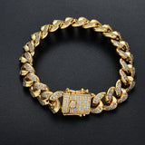 gold cuban link bracelet