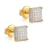 The Victory® - Square Pave Stud Earrings