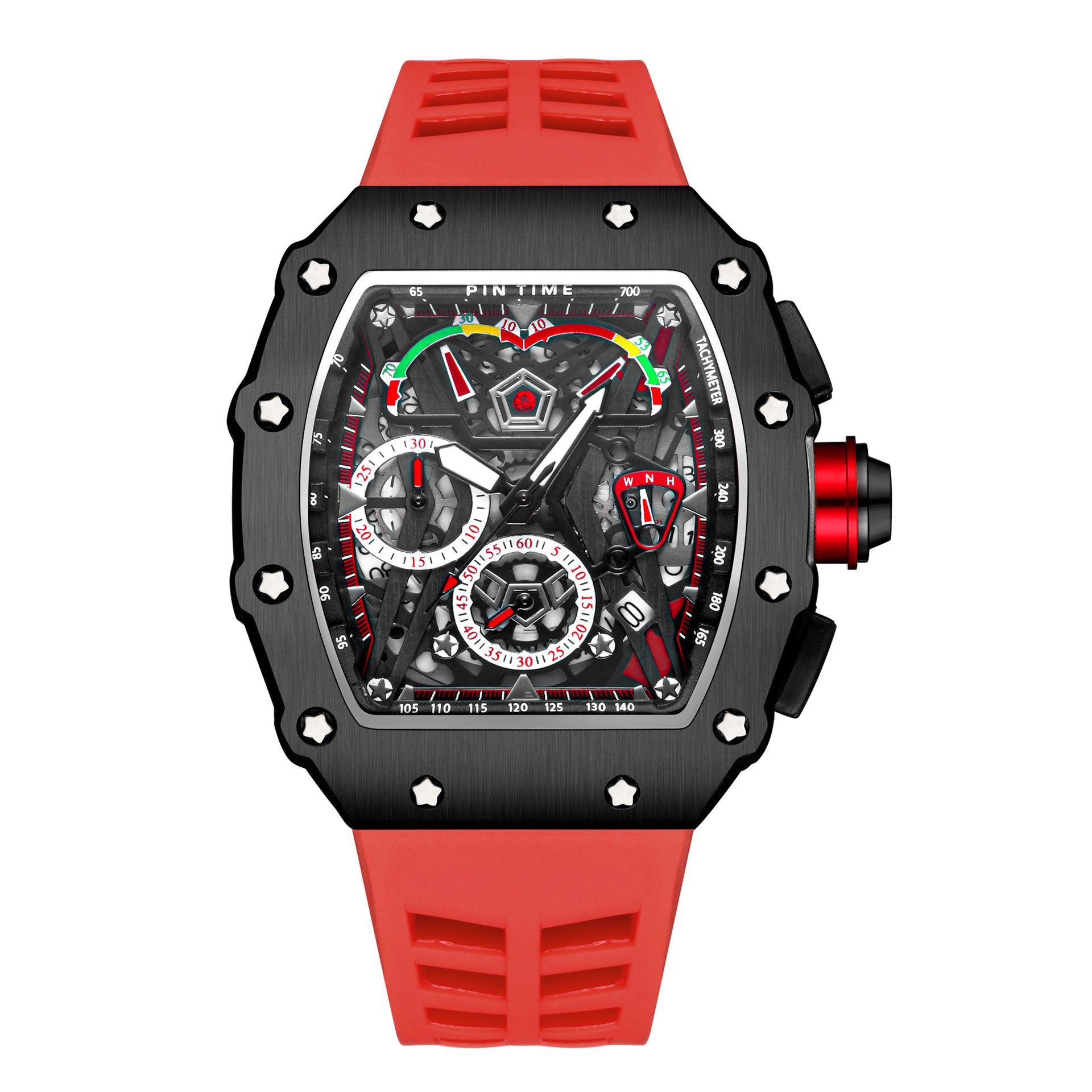 Punk Chronograph Sports Wrist Watch