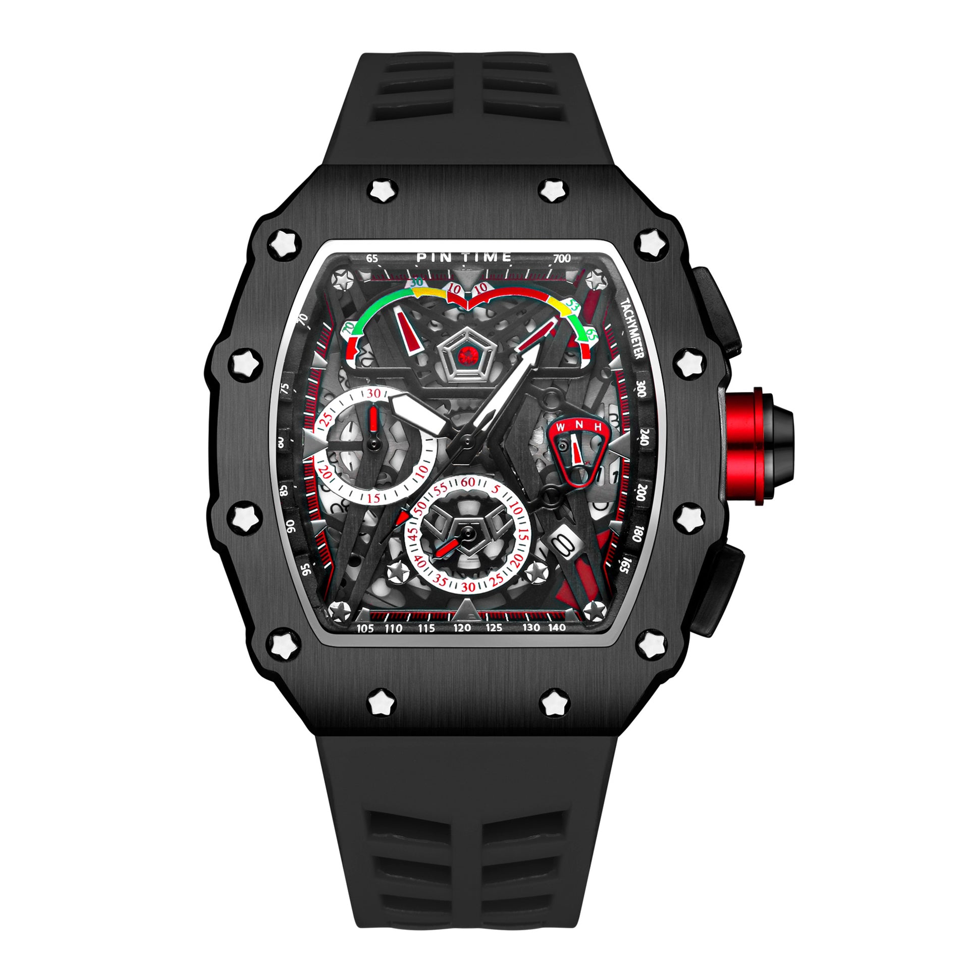 Punk Chronograph Sports Wrist Watch