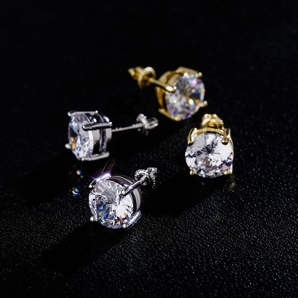 rapper diamond earrings
