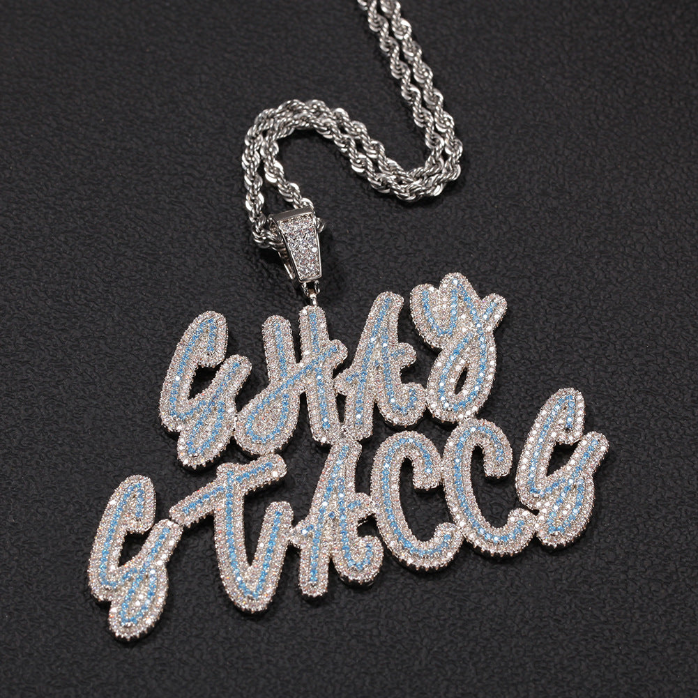 Cursive Letters Pendant