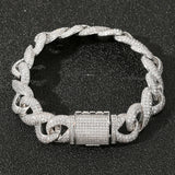 white gold infinity bracelet
