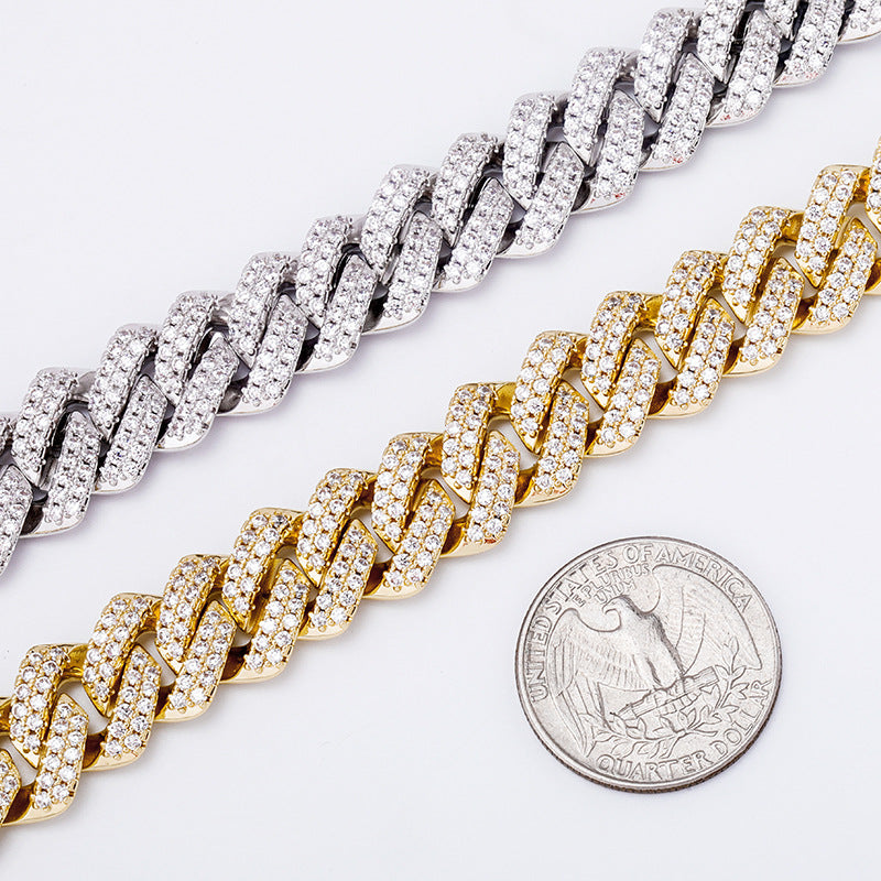 platinum cuban link bracelet