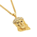 gold jesus pendant