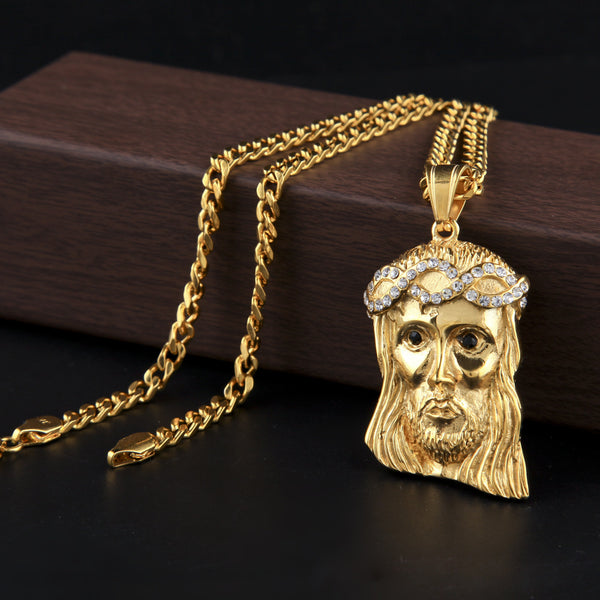 iced out jesus piece