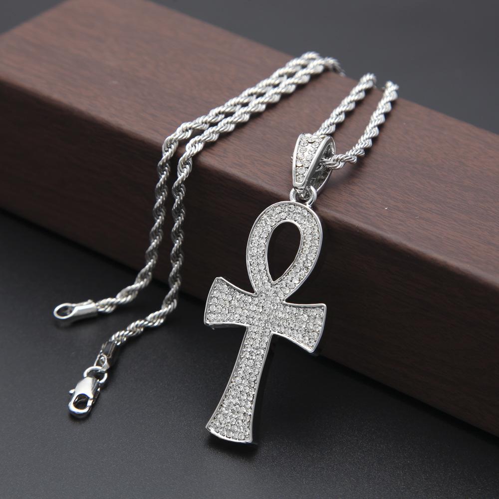 silver ankh pendant