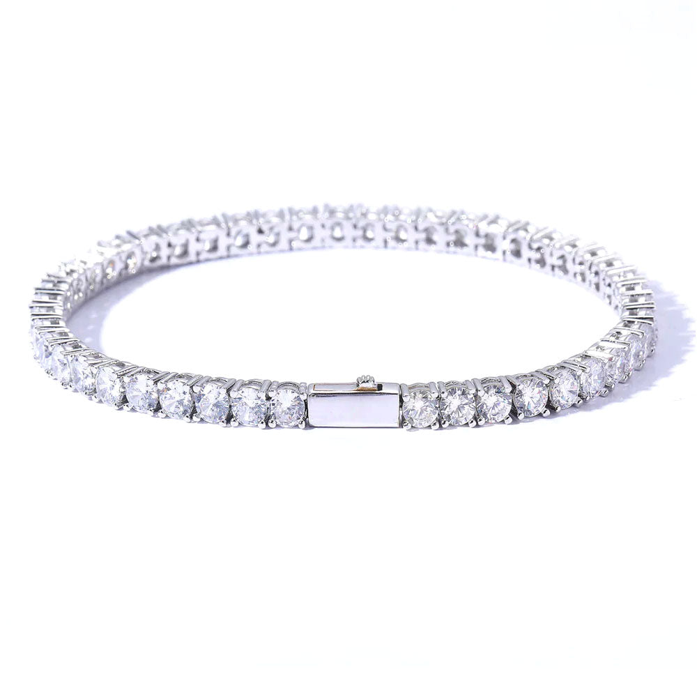 white gold and diamond bracelet