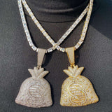 huge iced out pendants